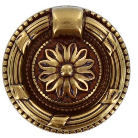 MANIGLIA OTTONE 12235 D 37 MM PATINE 25 PZ