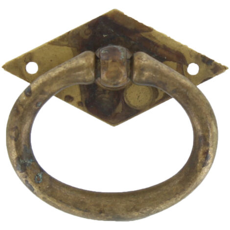 MANIGLIA OTTONE 12321 49X45 MM ANTICATO- 25,0 pz