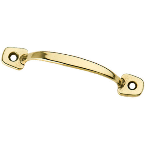 MANIGLIA OTTONE FISSA CM.12. Prezzo per 1 pezzo.