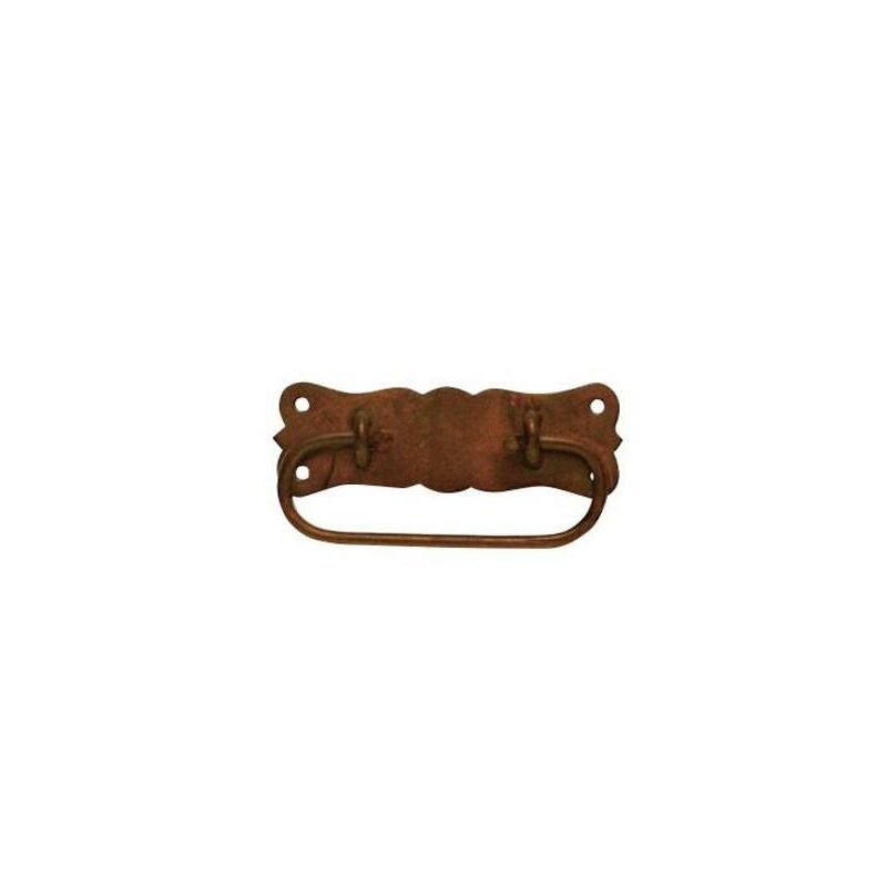 Maniglia per bauli in ferro anticato mm 105x55
