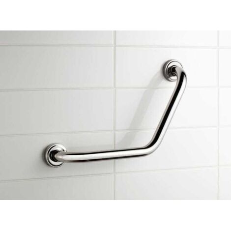 Maniglia per doccia da bagno PMR angolata a 135°