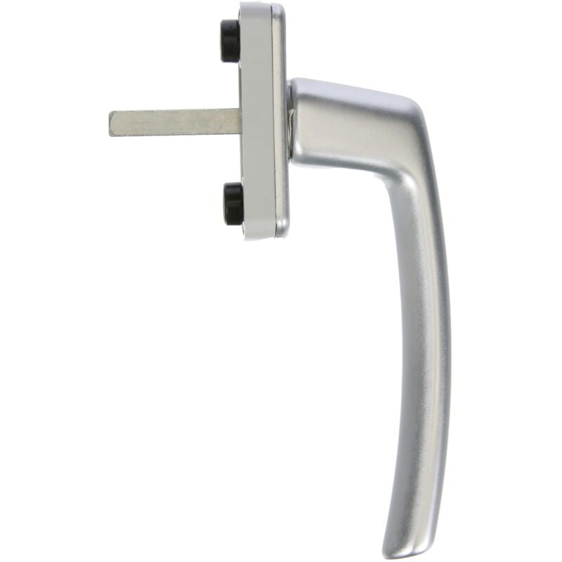 Maniglia per finestra Harmony Maco, verdeckt avvitata, nocken 12, perno quadro 7 x 35 mm, argento anodizzato, 1 pezzi, 102202592