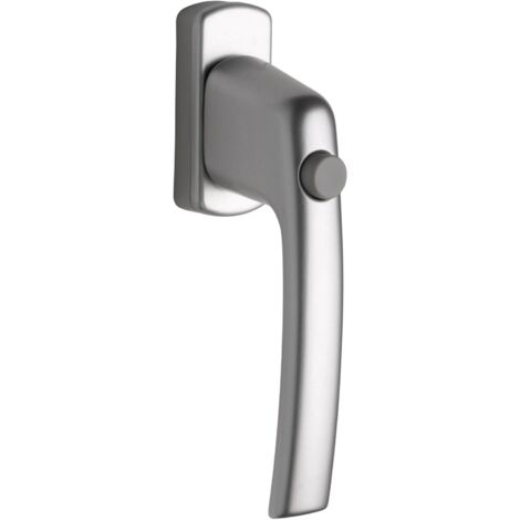 Maniglia per finestra Harmony Bottone IR-CUT Maco, perno quadro 7 x 35 mm, rosetta 28 x 63, argento anodizzato, 1 pezzi, 102202033