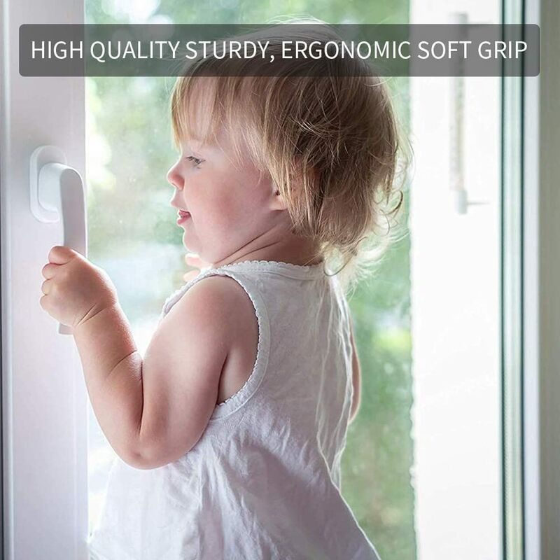 Maniglia per finestra in lega di alluminio, vite a...