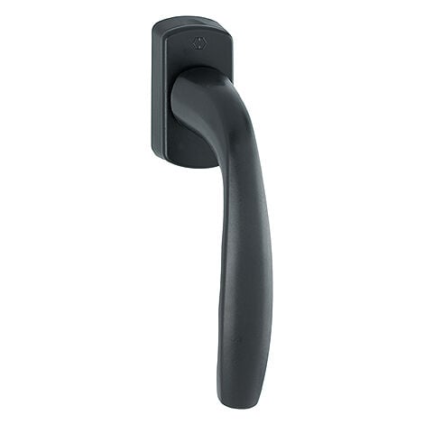 Maniglia per finestre a ribalta New-York 0810/U10 HOPPE F2 Nero opaco M5x45 - 11572383