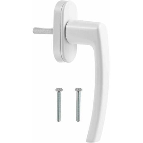 Maniglia per finestre e porte in PVC, bianca