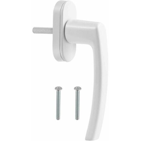 Maniglia per finestre e porte in PVC, bianca