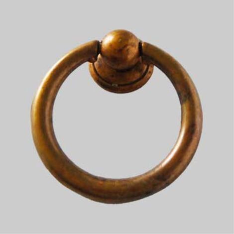 Maniglia per mobili '09202' 40x46 mm - ottone antico METAL GROUP