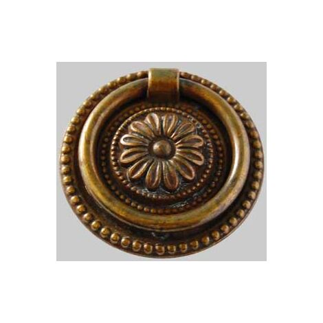 Maniglia per mobili 5017 diametro 47 mm - patinato antico