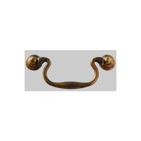 Maniglia per mobili 5050 interasse 64 mm - patinato antico