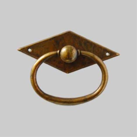 Maniglia per mobili '5075' 60x85 mm - patinato antico GIUSTI