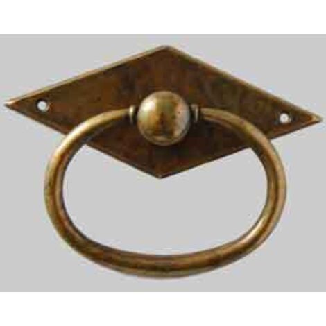 MANIGLIA PER MOBILI '5075' mm 60x85 - Patinato antico