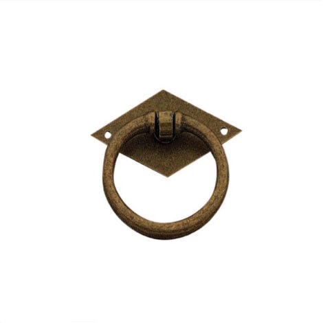 Maniglia Per Mobili Antichi A Pendolo Armadi In Stile Metal Style 12321 Mm 50 65 - Taglia: 65