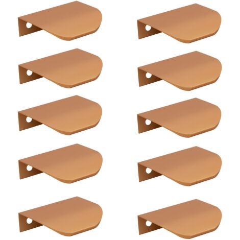 Maniglia per mobili con bordo in rame da 10 x 50 mm