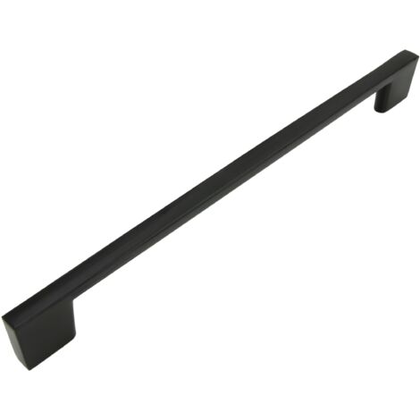 Maniglia per mobili in metallo nero 256 mm