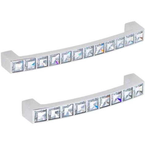 Maniglia per mobili in stile moderno con Swarovski Linea Luxury Serie 50 Giusti - 128