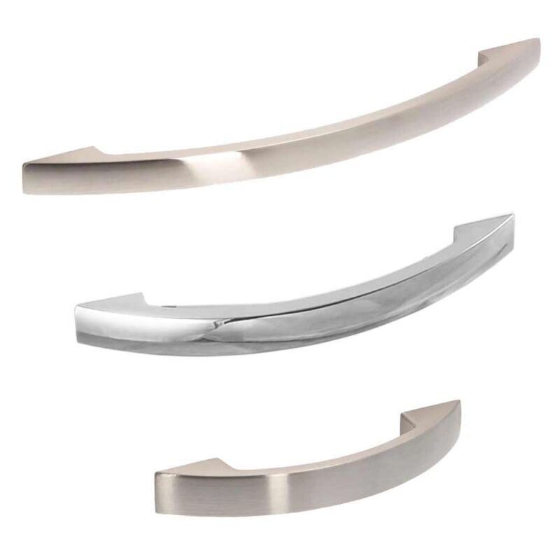 Maniglia Per Mobili In Stile Moderno Linea Design 30 96 Nichel Sati...