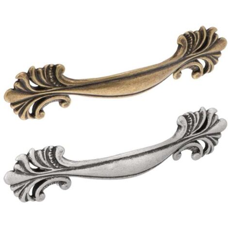 Maniglia per mobili linea Decor serie 27 Giusti - 96 Argento Vecchio Brillante