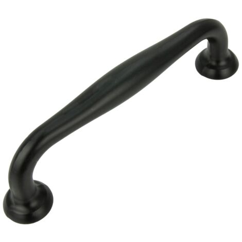 Maniglia per mobili nera 96 mm