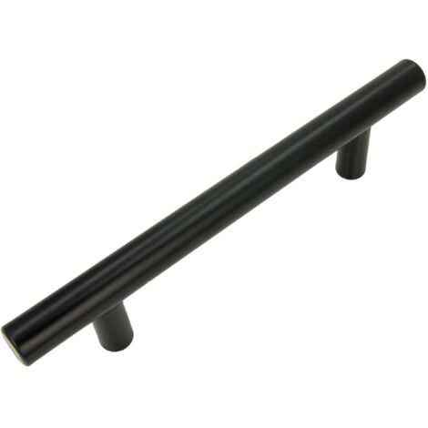 Maniglia per mobili Railing 96 mm nera