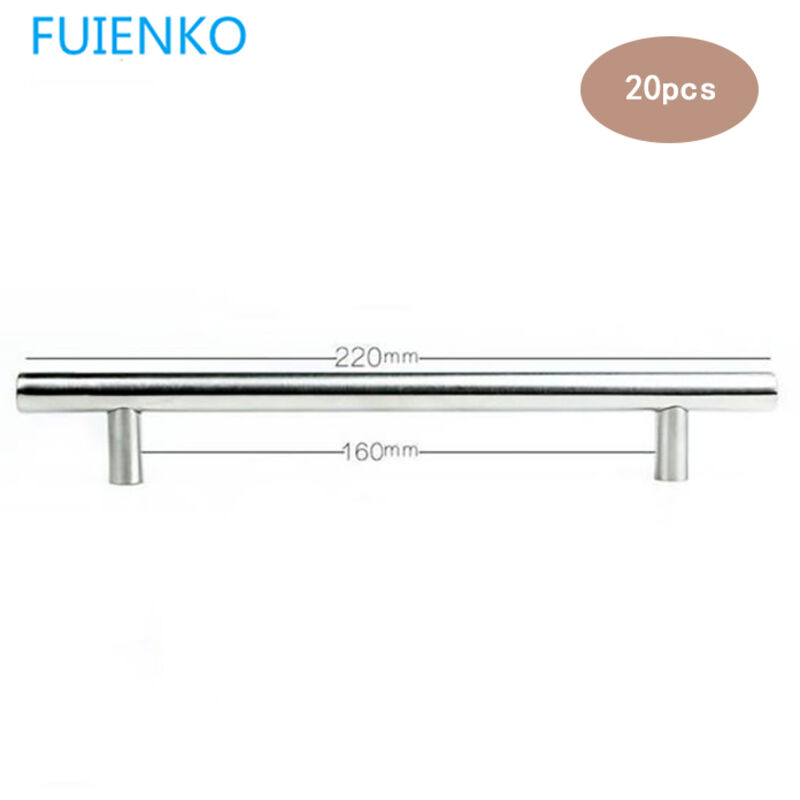 Maniglia per mobili Tipo T 160mm colore argento