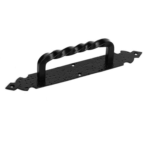 Maniglia Per Porta In Ferro Battuto 90mm - Per Interni Ed Esterni, Antiruggine E Sicura - Foto 8