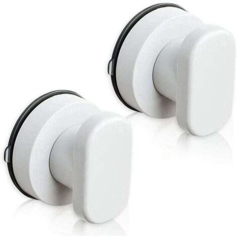Maniglia per porta a ventosa 2 pezzi Maniglie a ventosa per cassetti, armadietti, frigoriferi, porte in vetro, maniglie portatili per la mobilità con ventosa potente per il bagno