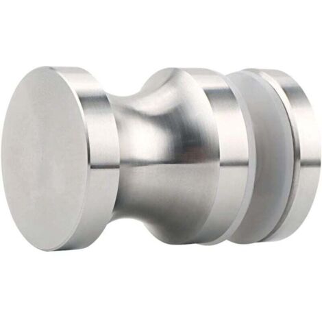 Maniglia per porta doccia, pomello per porta doccia scorrevole, parti di ricambio per ferramenta monolaterale per porte del bagno, L9000-LS SUS304 acciaio nichel spazzolato
