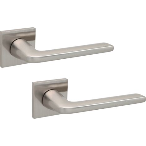 Maniglia per porta rotonda satinata sottile, moderna e minimalista SAO
