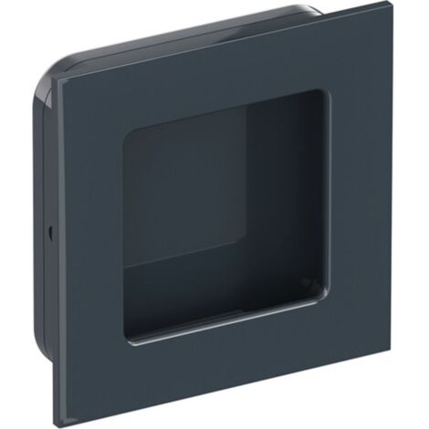 Maniglia per porta scorrevole 544.60 PA 92 quadrato grigio lucido.HLT L.60mm P.60mm HEWI