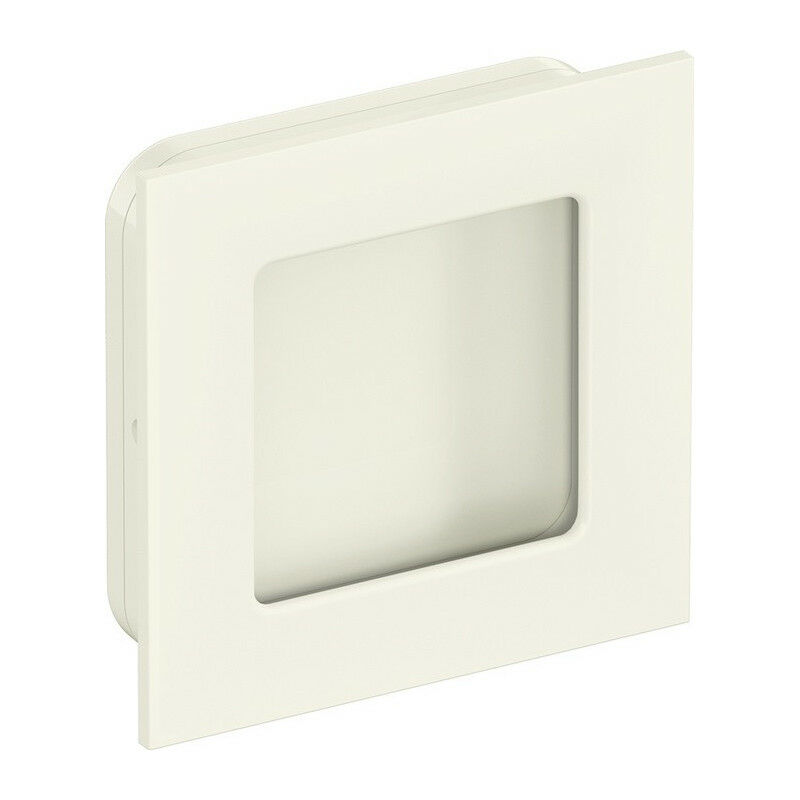 Image of Maniglia per porta scorrevole 544.60 PA 99 quadrato bianco puro lucido f.HLT L.60mm P.60mm HEWI