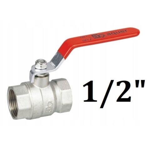 Maniglia per valvola a sfera WW con strozzatore AQUER da 1/2 pollice
