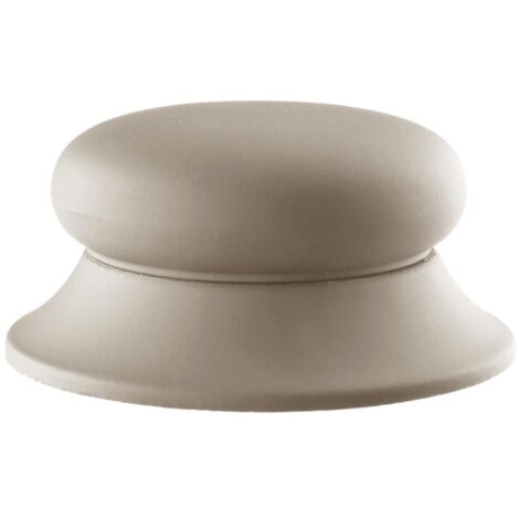 Maniglia silicone per coperchio in vetro resistente al calore universale beige