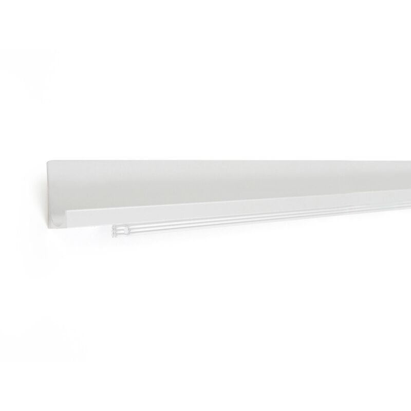 Image of REI - Maniglia per Mobili Stile Contemporaneo In alluminio Finitura bianca mm Misure 2974316mm Sistema di fissaggio 1 unità - Bianco