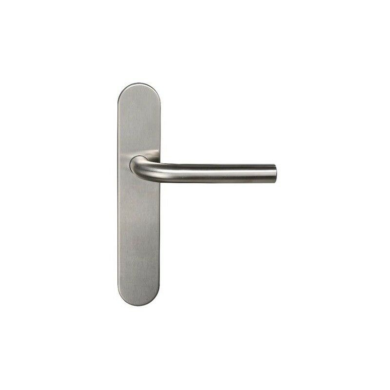 Image of Klose Besser - Maniglia su Placche a "l", modello "CHANTAL/Inox 304. Bec de cane