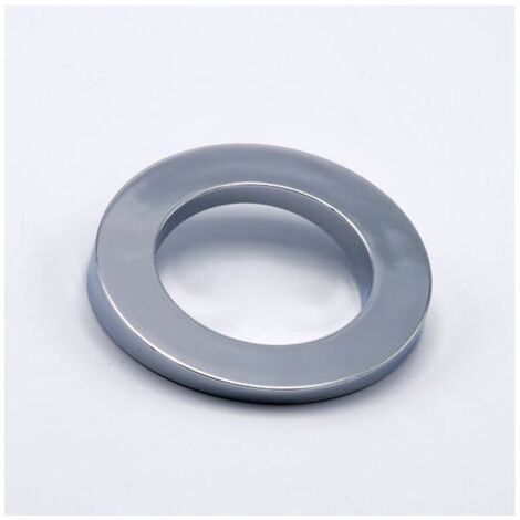 Maniglia tonda sporgente effetto cromato lucido 80x14mm - 318 Orbita
