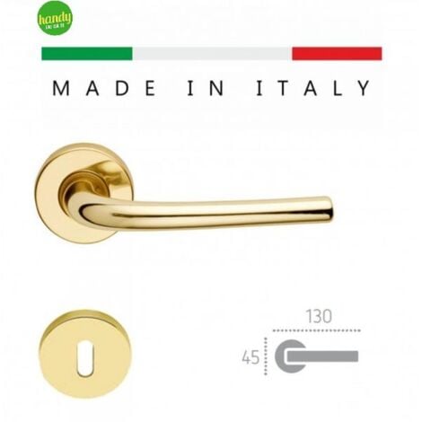 Maniglia torino Frosio Bortolo art.a111 ottonato 2pz