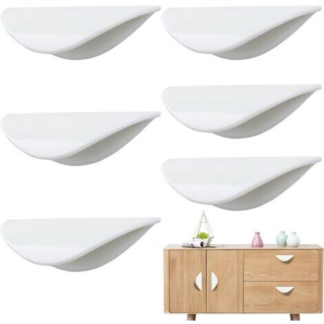 Maniglie adesive per porte finestre del balcone, set da 6, facili da installare senza forare, per finestre e armadi.
