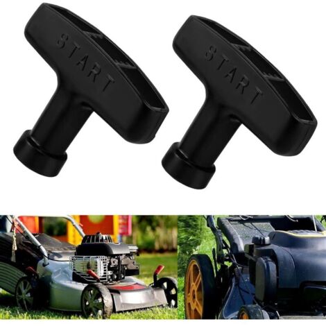 Maniglie di avviamento a strappo per motori a benzina, 2 pezzi - Maniglie di avviamento a strappo - Ricambi universali - Accessori di avviamento - Avviamento a strappo per tosaerba, generatore