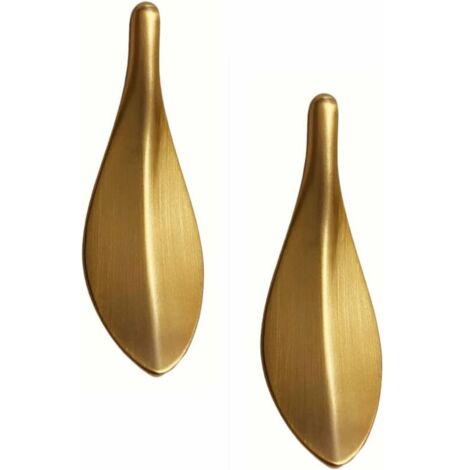 maniglie dorate, adatte per cassetti, porte, armadi, interasse fori 32 mm.