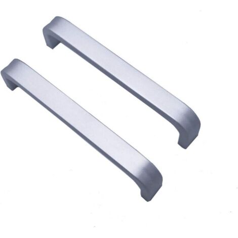 maniglie per ante di mobili da cucina Qrity, maniglie per cassetti e mobili da camera da letto, interasse fori 96 mm, in alluminio, con viti