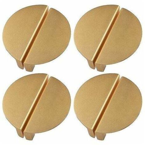 Maniglie per cassetti color oro champagne, maniglie per cassetti a mezzaluna da 2,5"