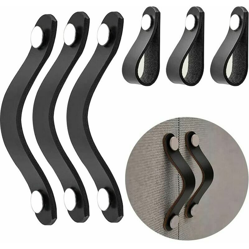 Great Fair - Maniglie per cassetti in pelle - 6