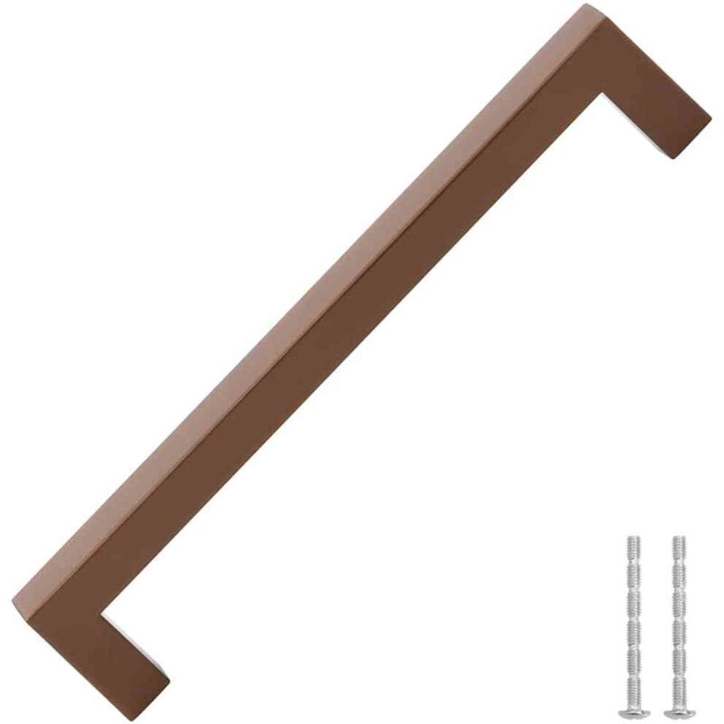 Maniglie per Mobili 5pz Bronzo 192mm in Acciaio