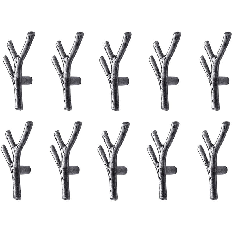 10 Pcs Maniglie Mobili Forma di Ramo Maniglia