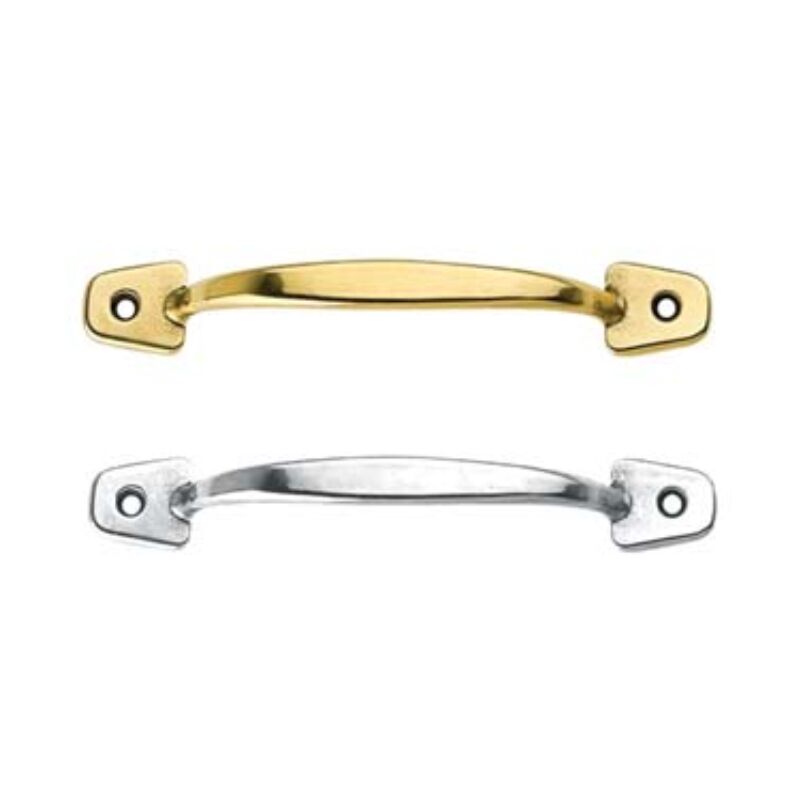 Maniglie per mobili fisse in ottone - mm.115x17h