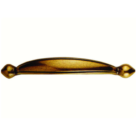 Maniglie per mobili fisse mod.15114 in zama anticata - Specifiche: mm 144x18h. interfori mm 96 - 5 pz