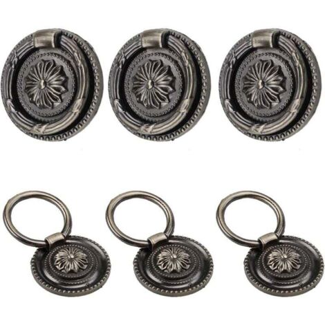 Maniglie per mobili vintage, pomelli per mobili vintage in ottone, pomelli per cassetti vintage, maniglie per mobili vintage con viti, maniglie per mobili antichi per cassettiere e armadi.