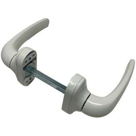 ELETTROMARKET Maniglie per porta metallo alluminio verniciata bianca Q8