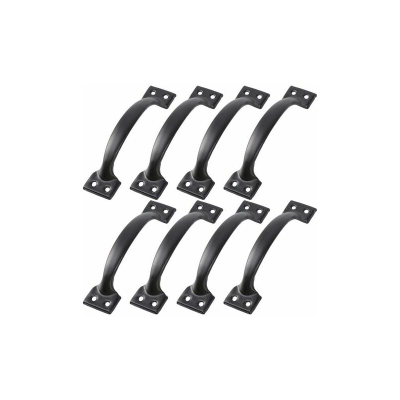 Maniglie per porte del fienile nere, maniglie per